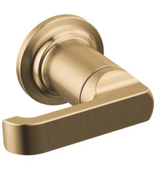 Delta Tetra™ H591CZ-PR Wall Mount Tub Filler Handle - Lever in Lumicoat Champagne Bronze