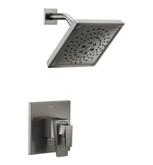 Delta Trillian™ T17243-KS-PR 17 Series H2Okinetic Shower Only Trim in Lumicoat Black Stainless