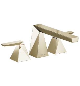 Delta Trillian™ T2743-PN-PR Two-Handle Roman Tub Trim in Lumicoat Polished Nickel