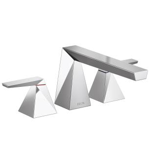 Delta Trillian™ T2743-PR Two-Handle Roman Tub Trim in Lumicoat Chrome