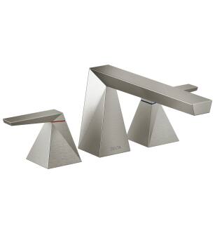 Delta Trillian™ T2743-SS-PR Two-Handle Roman Tub Trim in Lumicoat Stainless