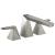 Delta Trillian™ T2743-SS-PR Two-Handle Roman Tub Trim in Lumicoat Stainless