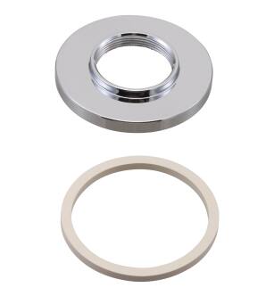 Delta Trinsic® RP73161 Handle Base & Gasket - Roman Tub in Chrome