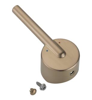 Delta Trinsic® RP82134CZ Metal Lever Handle Kit - Wall Mount in Champagne Bronze