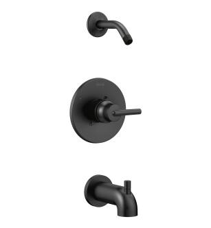 Delta Trinsic® T14459-BLLHD Monitor 14 Series Tub & Shower Trim - Less Head in Matte Black