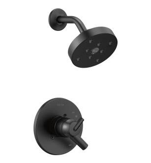 Delta Trinsic® T17259-BL Monitor® 17 Series H2Okinetic® Shower Trim in Matte Black