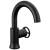 Delta Trinsic® 558HAR-BL-DST Single Handle Bathroom Faucet in Matte Black
