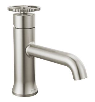 Delta Trinsic® 558-SSMPU-DST Single Handle Bathroom Faucet Three Hole Deck Mount in Stainless