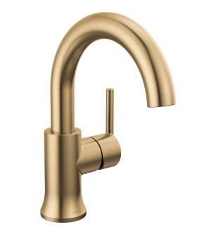 Delta Trinsic® 559HAR-CZ-DST Single Handle Bathroom Faucet in Champagne Bronze