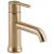Delta Trinsic® 559LF-CZMPU Single Handle Bathroom Faucet Three Hole Deck Mount in Champagne Bronze