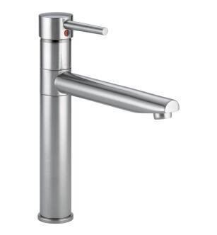 Delta Trinsic® 1159LF-AR Single Handle Kitchen Faucet in Arctic Stainless