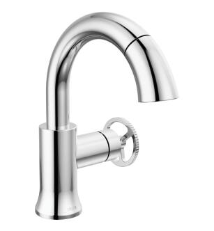 Delta Trinsic® 558HAR-PD-DST Single Handle Pull Down Bathroom Faucet in Chrome
