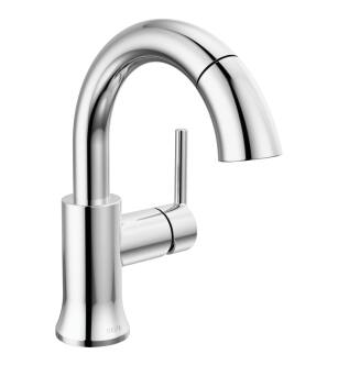 Delta Trinsic® 559HAR-PD-DST Single Handle Pull Down Bathroom Faucet in Chrome