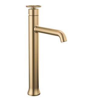 Delta Trinsic® 758-CZ-DST Single Handle Vessel Bathroom Faucet in Champagne Bronze