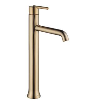 Delta Trinsic® 759-CZ-DST Single Handle Vessel Bathroom Faucet in Champagne Bronze