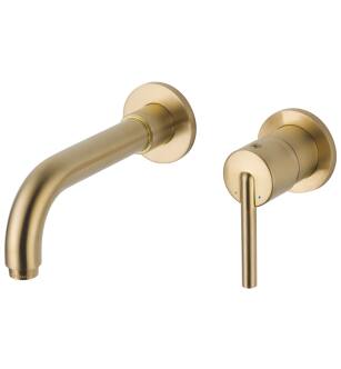 Delta Trinsic® T3559LF-CZWL Single Handle Wall Mount Bathroom Faucet Trim in Champagne Bronze