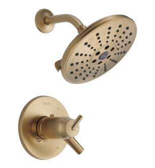 Delta Trinsic® T17T259-CZH2O TempAssure® 17T Series H2Okinetic® Shower Trim in Champagne Bronze