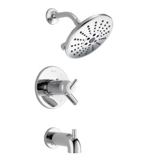 Delta Trinsic® T17T459-H2O TempAssure® 17T Series H2Okinetic® Tub & Shower Trim in Chrome