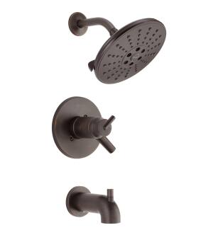 Delta Trinsic® T17T459-RBH2O TempAssure® 17T Series H2Okinetic® Tub & Shower Trim in Venetian Bronze