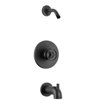 Delta Trinsic® T14458-BLLHD Tub Shower Trim Less Shower Head in Matte Black