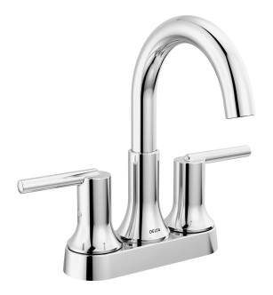 Delta Trinsic® 2559-MPU-DST Two Handle Centerset Bathroom Faucet in Chrome