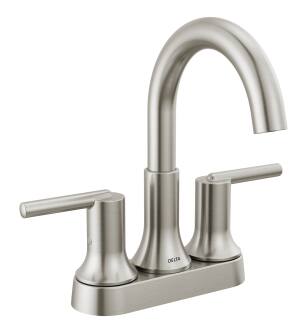 Delta Trinsic® 2559-SSMPU-DST Two Handle Centerset Bathroom Faucet in Stainless