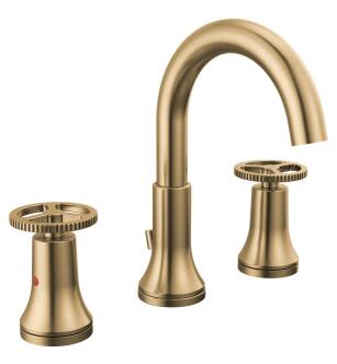 Delta Trinsic® 3558-CZMPU-DST Two Handle Widespread Bathroom Faucet in Champagne Bronze