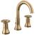 Delta Trinsic® 3558-CZMPU-DST Two Handle Widespread Bathroom Faucet in Champagne Bronze