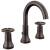 Delta Trinsic® 3558-RBMPU-DST Two Handle Widespread Bathroom Faucet in Venetian Bronze