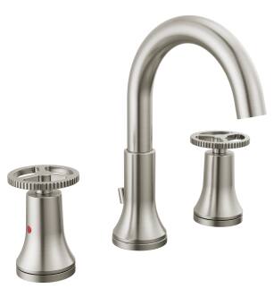 Delta Trinsic® 3558-SSMPU-DST Two Handle Widespread Bathroom Faucet in Stainless