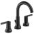 Delta Trinsic® 3559-BLMPU-DST Two Handle Widespread Bathroom Faucet in Matte Black