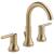Delta Trinsic® 3559-CZMPU-DST Two Handle Widespread Bathroom Faucet in Champagne Bronze