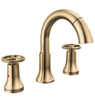 Delta Trinsic® 3558-CZPD-DST Two Handle Widespread Pull Down Bathroom Faucet in Champagne Bronze