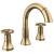 Delta Trinsic® 3558-CZPD-DST Two Handle Widespread Pull Down Bathroom Faucet in Champagne Bronze