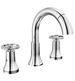 Delta Trinsic® 3558-PD-DST Two Handle Widespread Pull Down Bathroom Faucet in Chrome