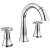 Delta Trinsic® 3558-PD-DST Two Handle Widespread Pull Down Bathroom Faucet in Chrome