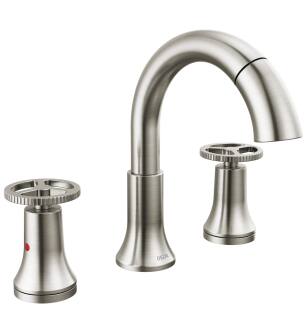 Delta Trinsic® 3558-SSPD-DST Two Handle Widespread Pull Down Bathroom Faucet in Stainless