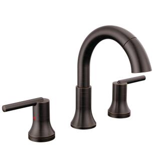 Delta Trinsic® 3559-RBPD-DST Two Handle Widespread Pull Down Bathroom Faucet in Venetian Bronze