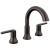 Delta Trinsic® 3559-RBPD-DST Two Handle Widespread Pull Down Bathroom Faucet in Venetian Bronze