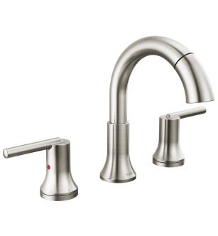 Delta Trinsic® 3559-SSPD-DST Two Handle Widespread Pull Down Bathroom Faucet in Stainless