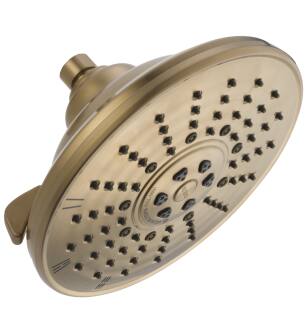 Delta Universal Showering Components 52680-CZ 3-Setting Raincan Shower Head in Champagne Bronze
