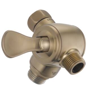 Delta Universal Showering Components U4929-CZ-PK 3-Way Shower Arm Diverter for Hand Shower in Champagne Bronze