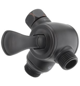 Delta Universal Showering Components U4929-RB-PK 3-Way Shower Arm Diverter for Hand Shower in Venetian Bronze