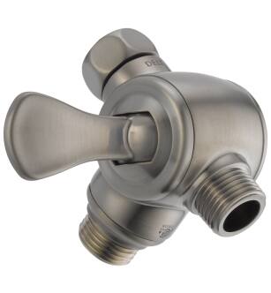 Delta Universal Showering Components U4929-SS-PK 3-Way Shower Arm Diverter for Hand Shower in Stainless