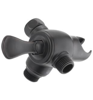 Delta Universal Showering Components U4920-RB-PK 3-Way Shower Arm Diverter with Hand Shower Mount in Venetian Bronze