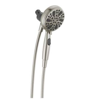 Delta Universal Showering Components 75609SN 6-Setting SureDock Magnetic Hand Shower in Satin Nickel
