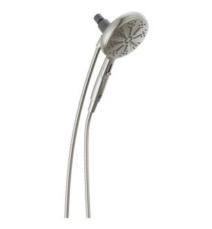 Delta Universal Showering Components 75613SN 6-Setting SureDock Magnetic Hand Shower in Satin Nickel