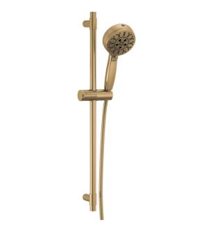 Delta Universal Showering Components 51584-CZ-PR 7-Setting Slide Bar Hand Shower with Cleaning spray in Lumicoat Champagne Bronze