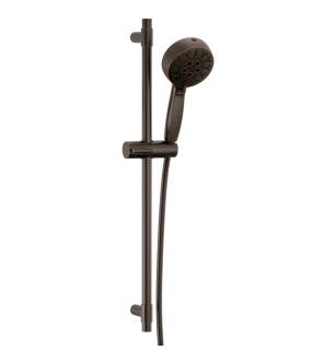 Delta Universal Showering Components 51584-RB 7-Setting Slide Bar Hand Shower with Cleaning spray in Venetian Bronze