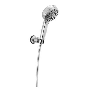 Delta Universal Showering Components 55884-PR 7-Setting Wall Mount Hand Shower with Cleaning spray in Lumicoat Chrome
